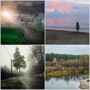 Озеро в Кольской тундре.