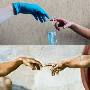 COVID-19 рука помощи