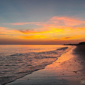 Sunset at the beach