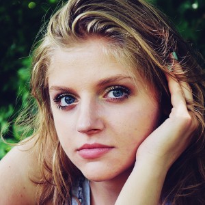 Girl with blue eyes