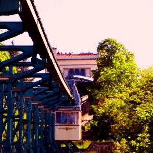 Schwebend über Dresden