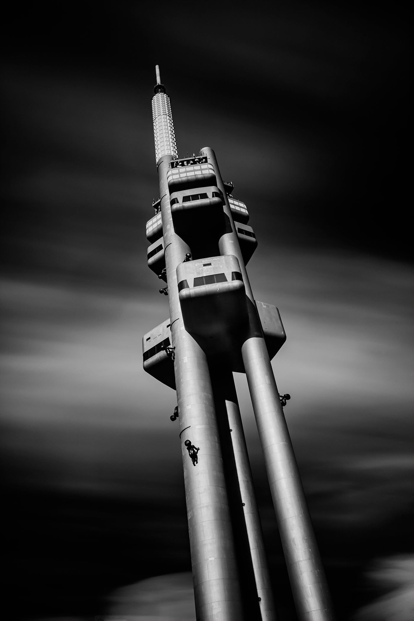 Without fear of wind or vertigo, Prague, Czech republic