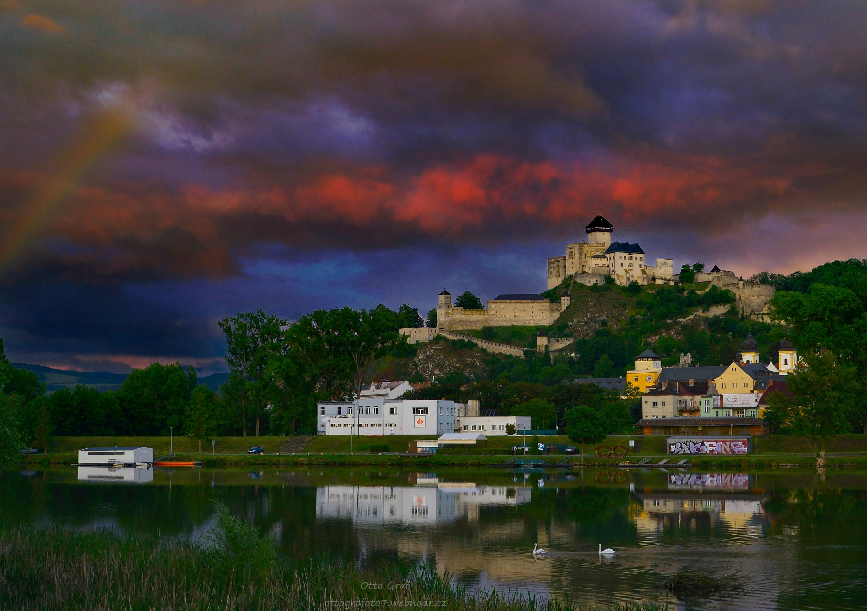 Rainbow over Trencin