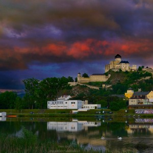 Rainbow over Trencin