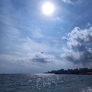 осеннее море