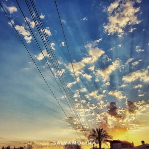 Nubes de puesta de sol