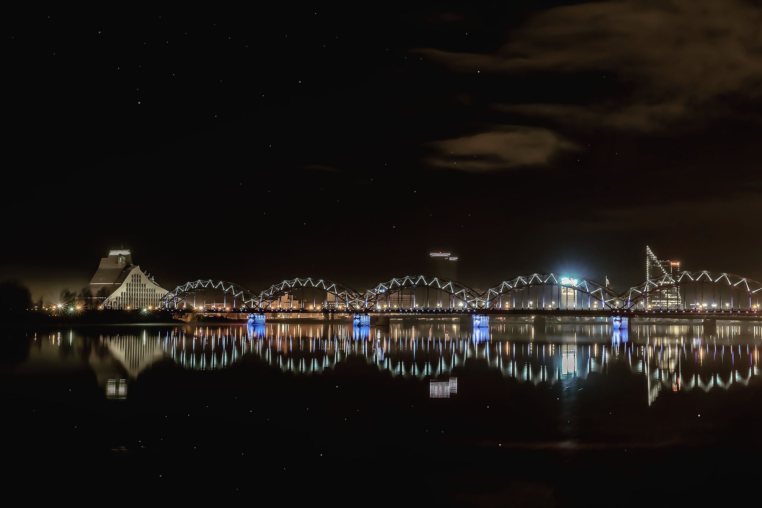 Night reflection . . .