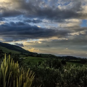 Nubes, sombras y luces