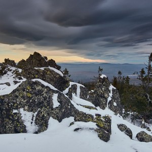 на горе Качканар