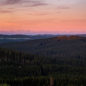 Alps in the sunrise