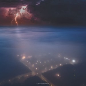 Fog and storm