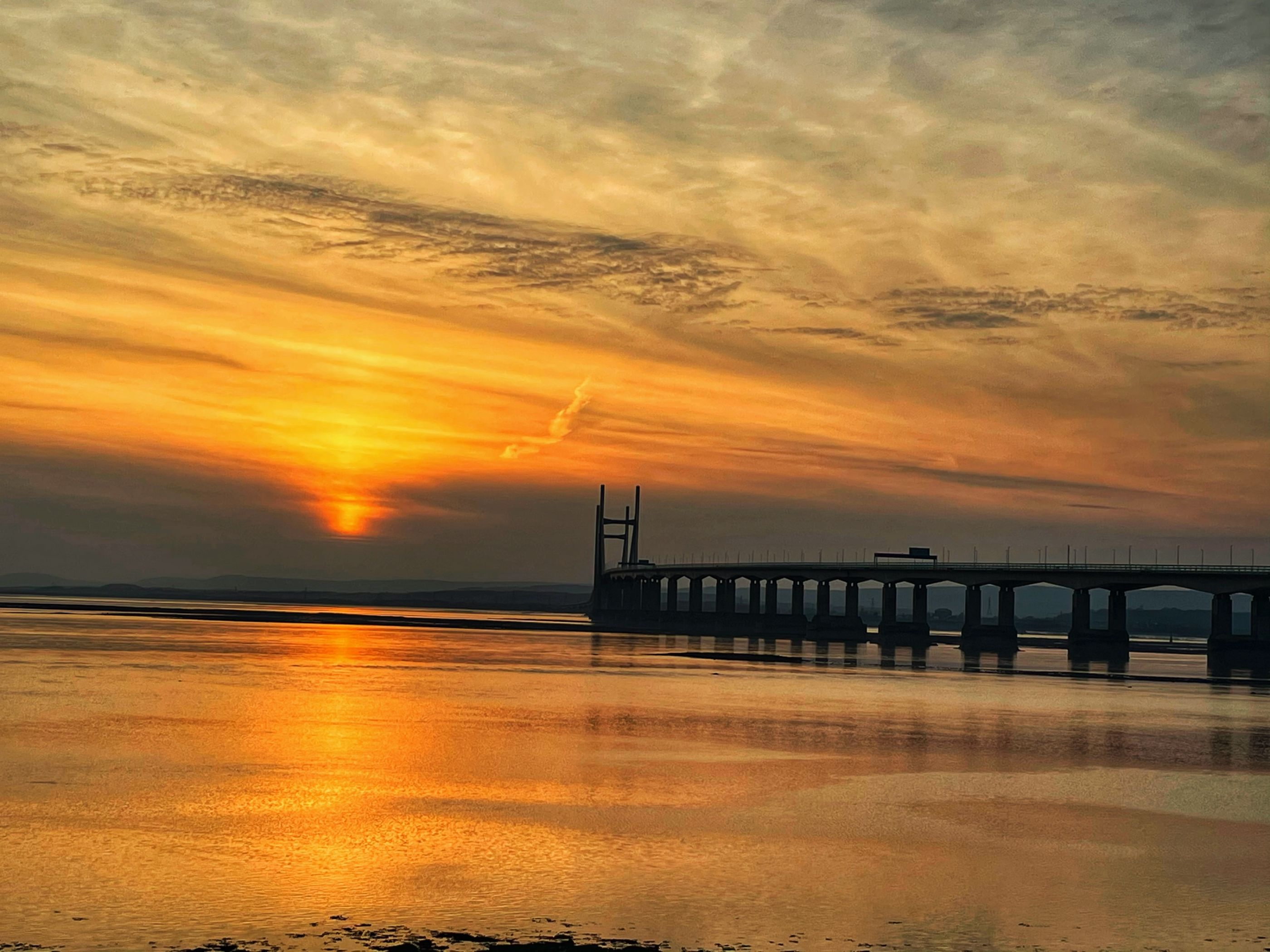 Prince of Wales bridge over The Severn