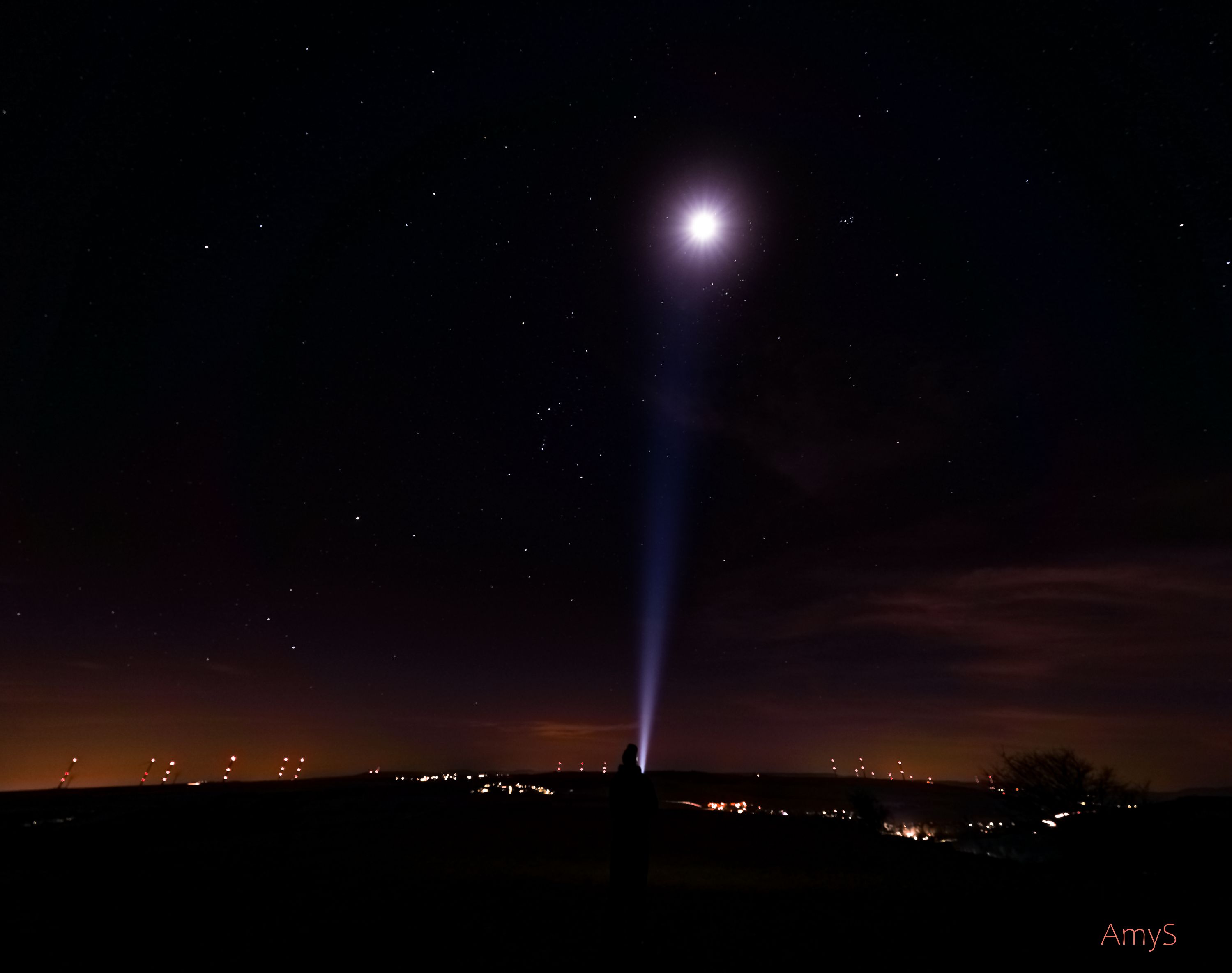 Stars and Moon