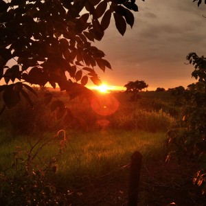Pôr do sol!