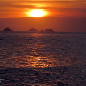 Pôr do sol na Praia do Arpoador Rio de Janeiro