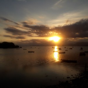 Por do sol em SEPETIBA RJ