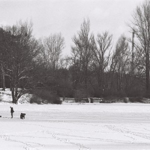 frozen lake