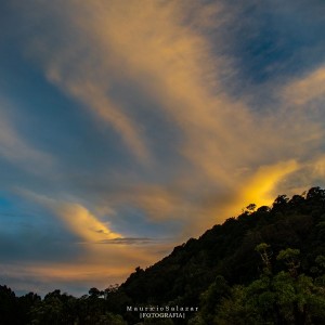 Atardecer Cerro de la muerte Costa Rica