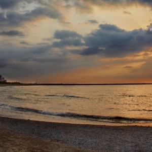 Amanecer en la playa