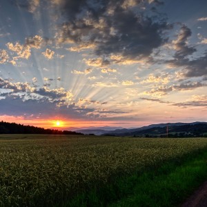 západ v podkrkonoší