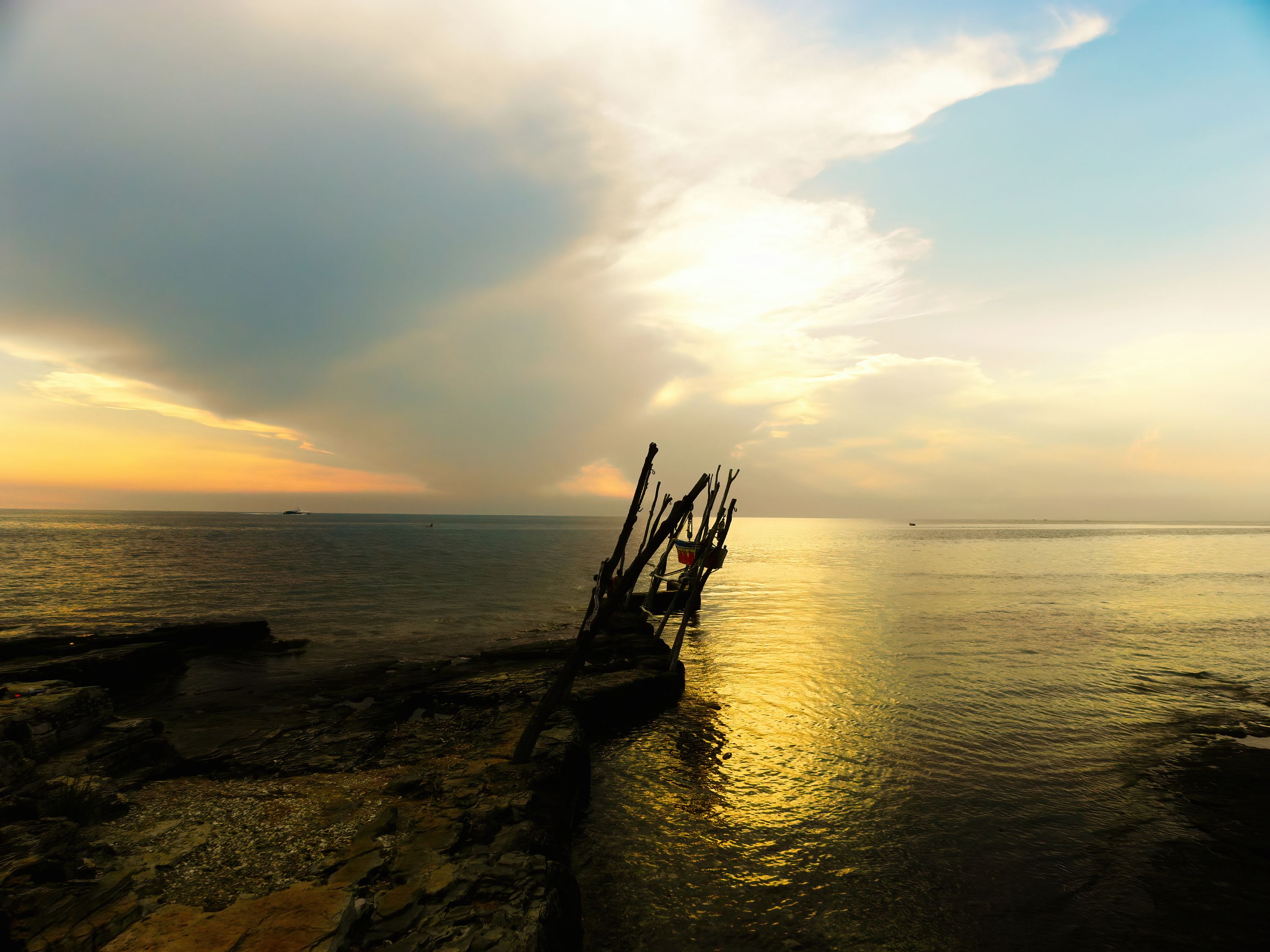 Istria a lonley boat