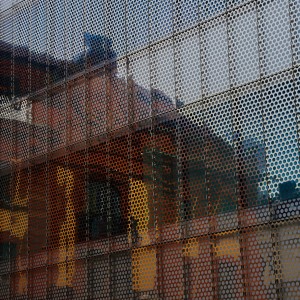 Old building in the new mirror.