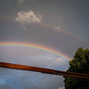 Arcoiris desde casa