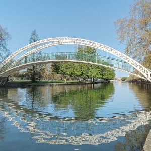 Butterfly bridge in Bedford