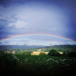 Entre pluie et éclaircie.