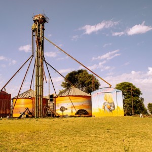 Obras de arte en viejos silos