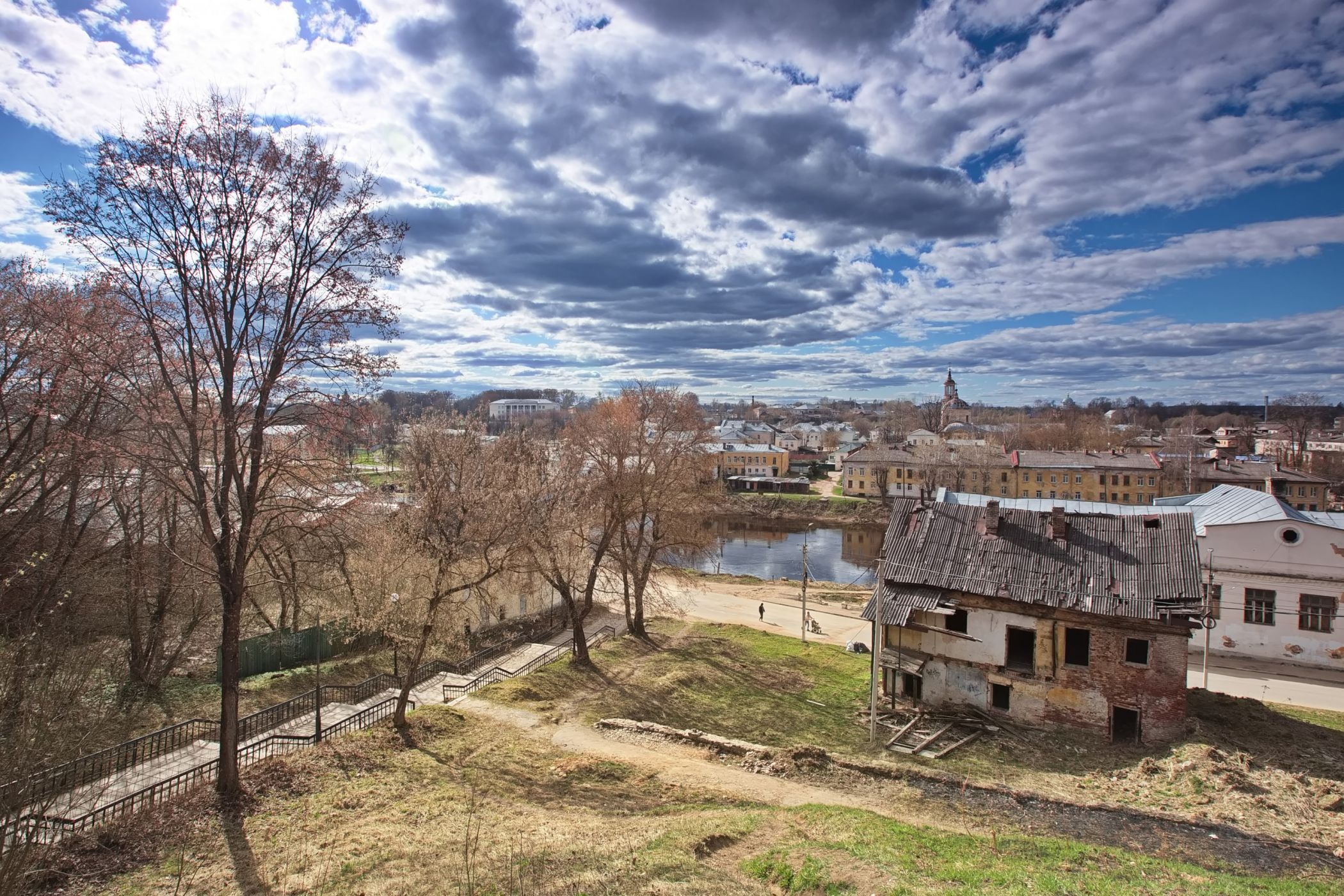 Провинциальный городок.