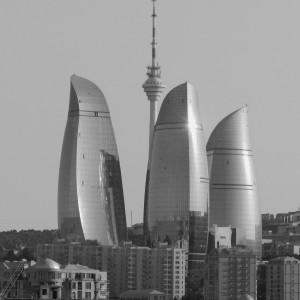 Flame Towers in Baku