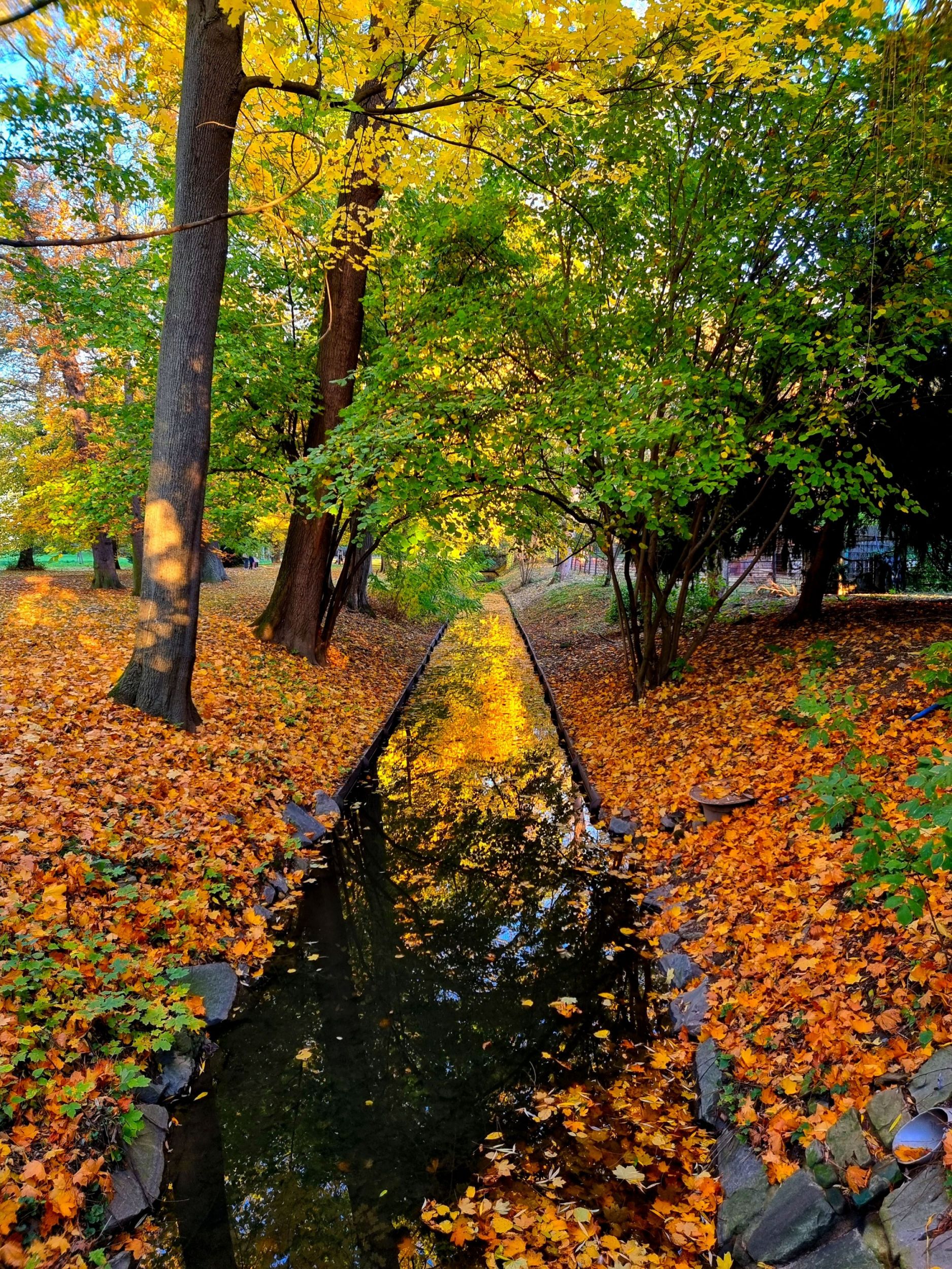 Podzim v podzámecké zahradě Kroměříž