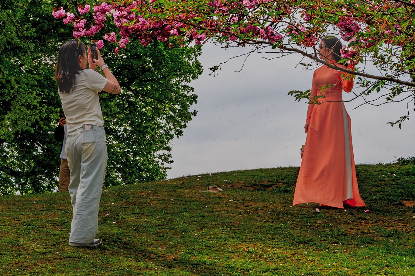 Fotoshooting im Olympiapark