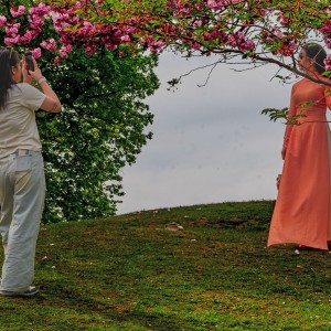 Fotoshooting im Olympiapark