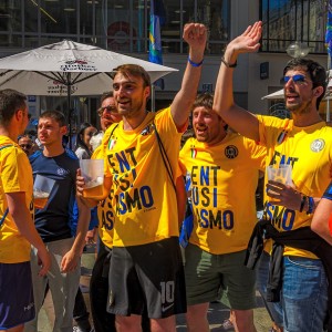 Fans beim CL Finale in München