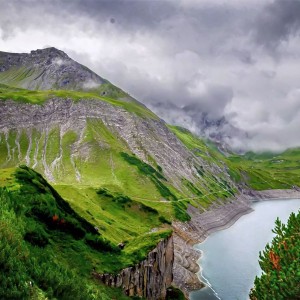 Lünersee in Brand Vorarlberg/Österreich